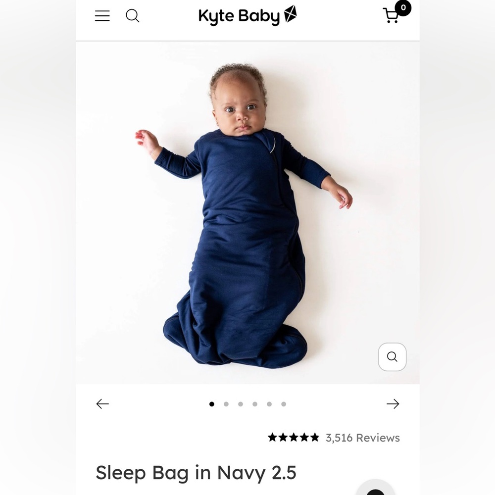 Kyte Baby Sleep Sack. 2.5 tog